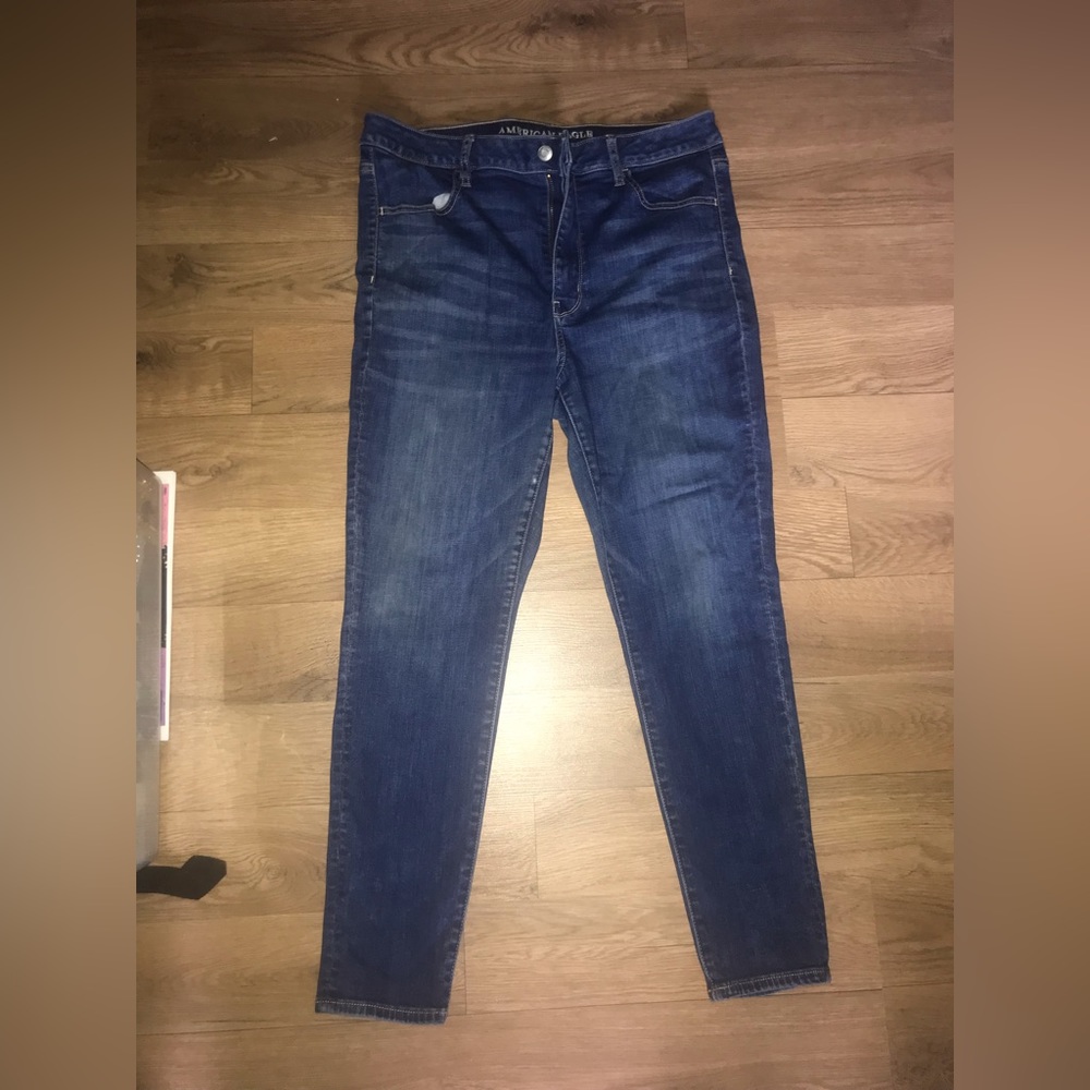 AE super high rise jegging 12 short